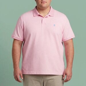 IZOD Advantage Performance Stretch Polo Shirt Mens XXL Pink EUC